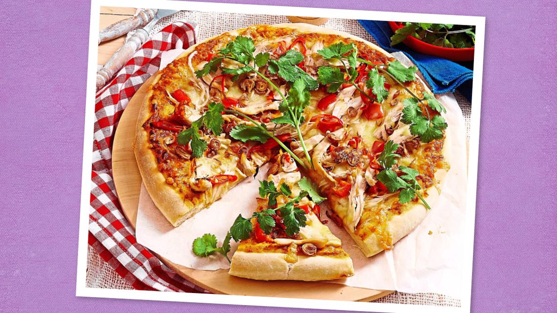 Crispy Tex-Mex Chicken Pizza Recipe Is a Weeknight Winner