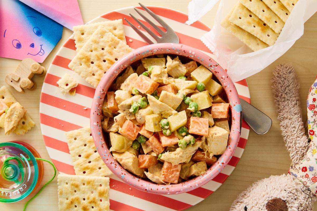 Chipotle Chicken Salad. End-of-school year chaos has arrived. These 20-minute (or less) meals will get you cooking through it. Food styled by Monica Pierini. Prop styled by Megan Hedgpeth. (Ryan Liebe/The New York Times)