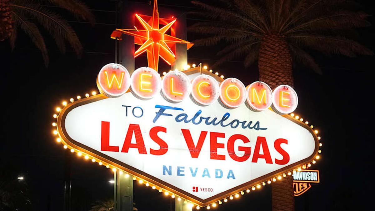  Dec 28, 2025; Paradise, Nevada, USA; The Welcome to Fabulous Las Vegas sign on the Las Vegas strip. Mandatory Credit: Kirby Lee-Imagn Images | Kirby Lee-Imagn Images 