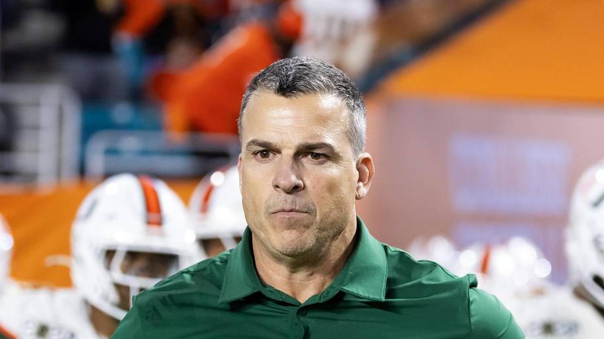  Jan 19, 2026; Miami Gardens, FL, USA; Miami Hurricanes head coach Mario Cristobal against the Indiana Hoosiers during the College Football Playoff National Championship game at Hard Rock Stadium. Mandatory Credit: Mark J. Rebilas-Imagn Images | Mark J. Rebilas-Imagn Images 