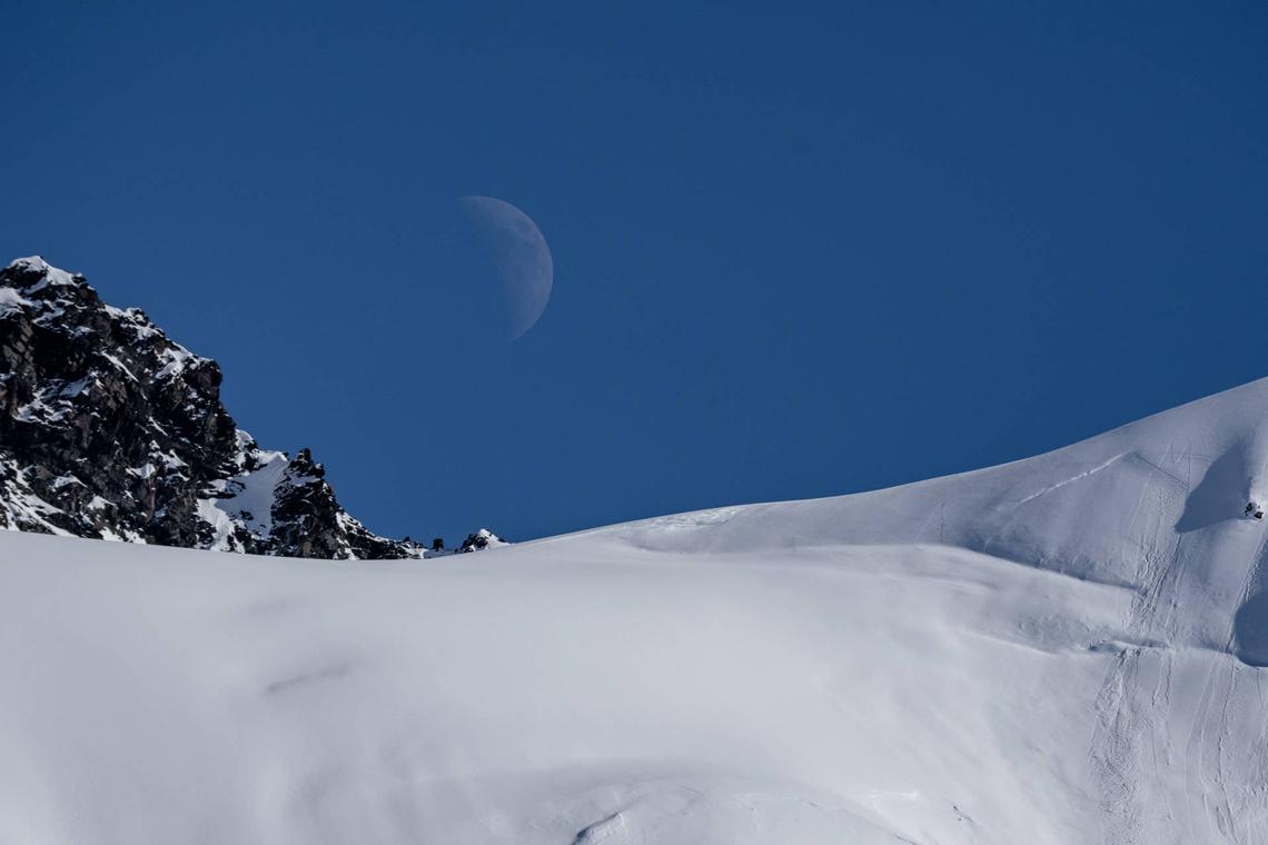 Venue during Natural Selection Ski - Comp Day on March 24, 2026 in the Chugach backcountry zone surrounding Girdwood, Alaska.