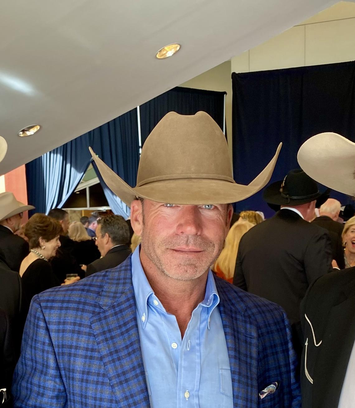 Taylor Sheridan and Rob Word at the 2022 Western Heritage Awards Oklahoma CityCourtesy Rob Word