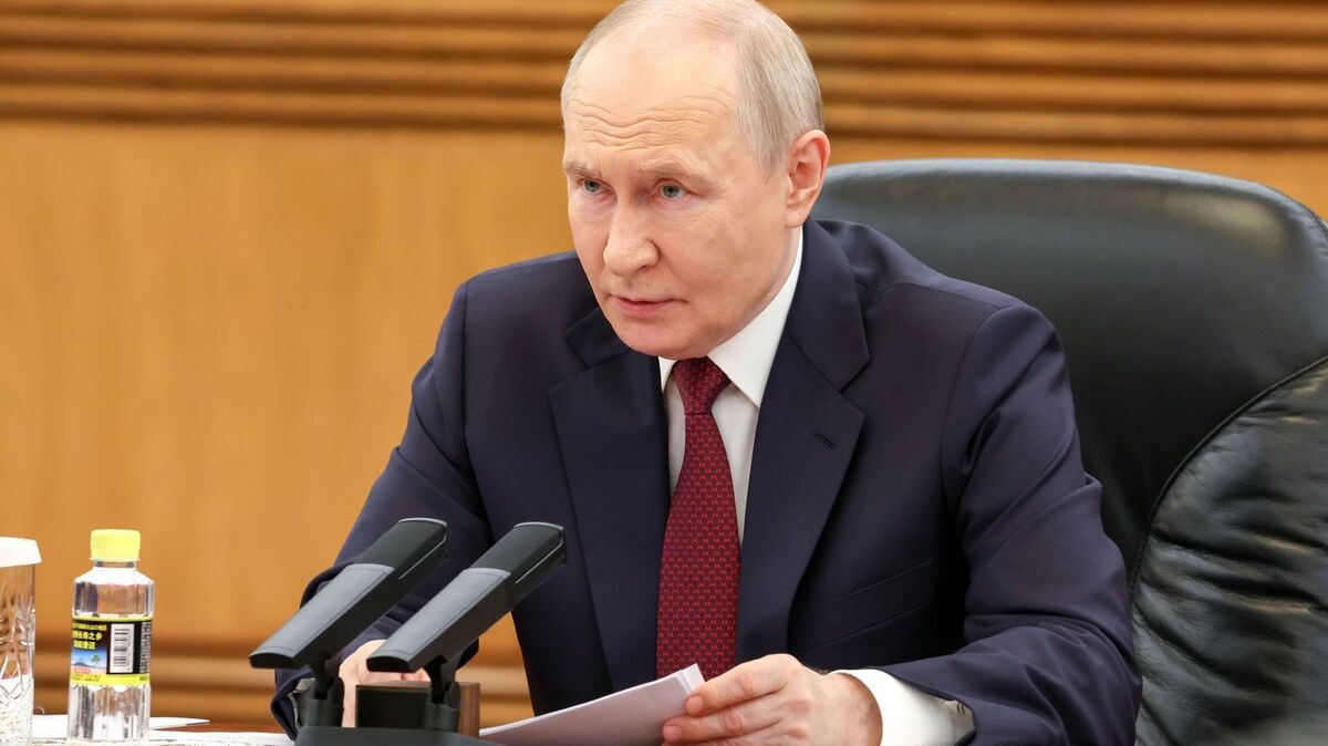 FILE PHOTO - Russian President Vladimir Putin speaks during a bilateral meeting with Chinese President Xi Jinping. (-/Kremlin/dpa/TNS)
