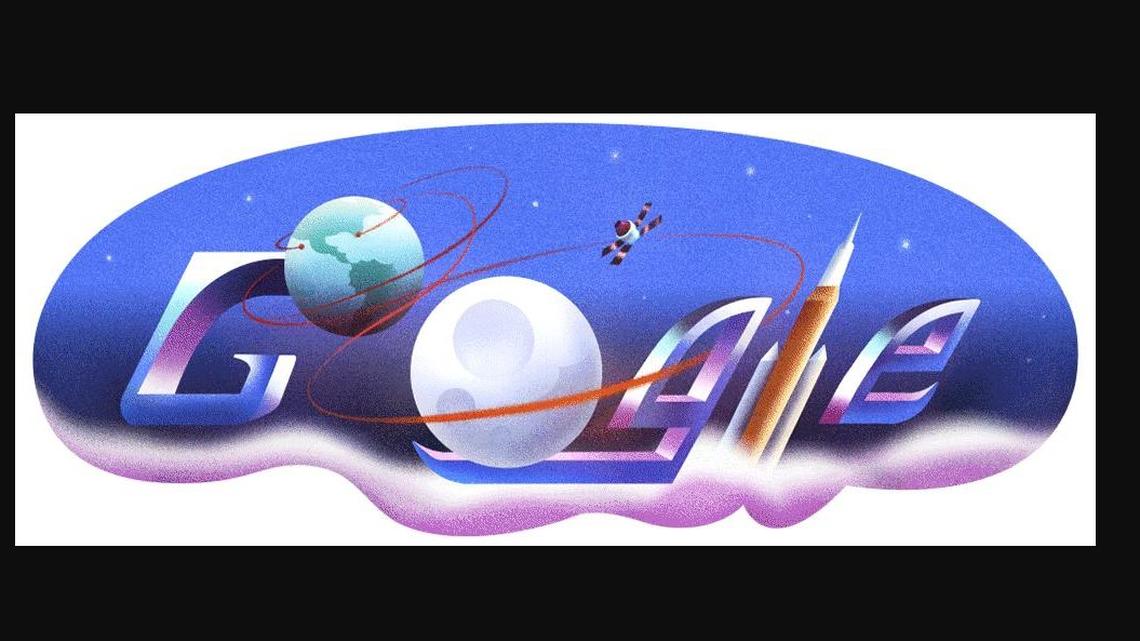 Look: Google celebrates the launch of Artemis II with a Doodle