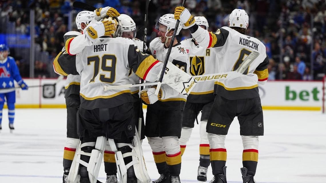 NHL roundup: Jack Eichel's OT goal sends Knights to playoffs
