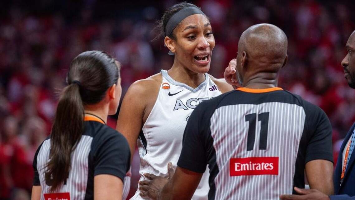 Report: WNBA won't suspend Aces' A'ja Wilson for Game 3 vs. Fever 