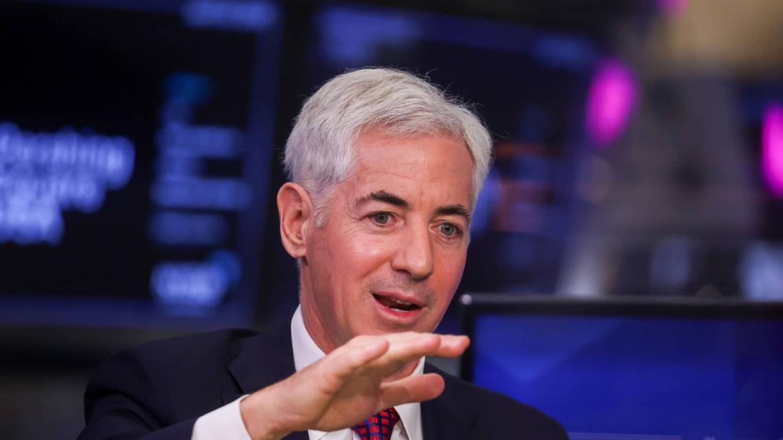 Billionaire Bill Ackman's Pershing Square IPO trades below issue price 