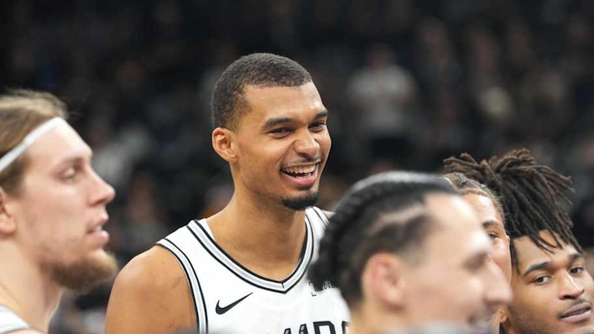  Victor Wembanyama came back from a scary concussion to dominate the Spurs' first round series against the Trail Blazers. | Scott Wachter-Imagn Images 