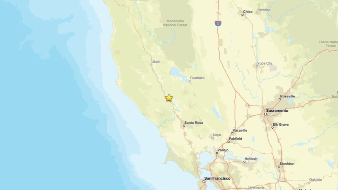 Update: Earthquake measuring 2.3 shakes area near Cloverdale, CA on July 29 