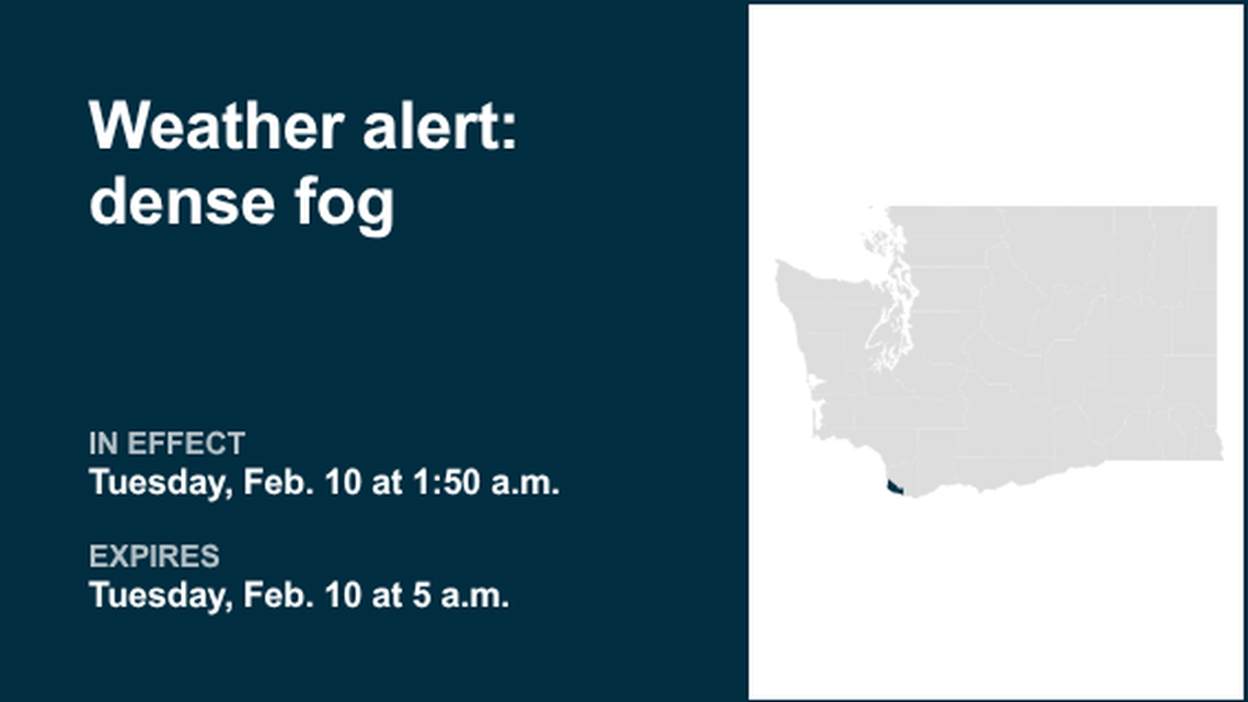 UPDATE: Prepare for dense fog in Inner Vancouver Metro until Tuesday morning 