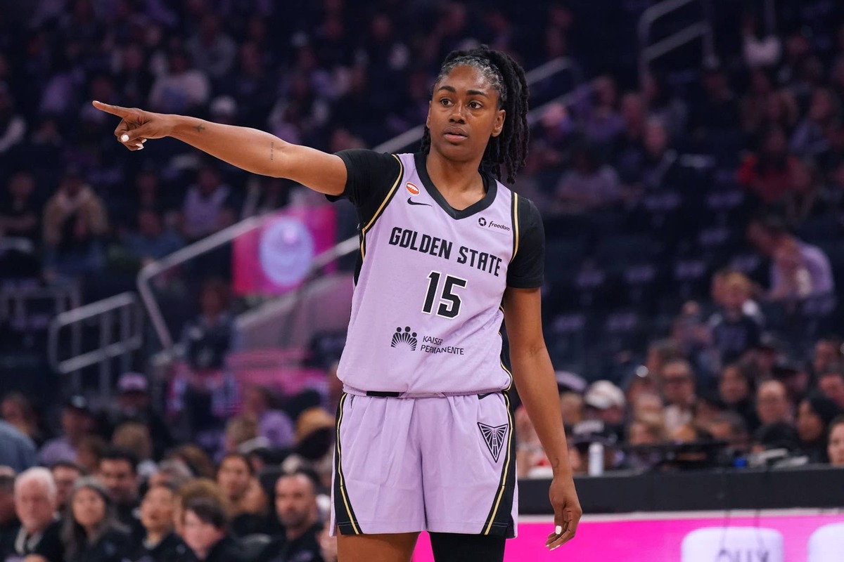  Golden State Valkyries guard Tiffany Hayes (15) David Gonzales-Imagn Images