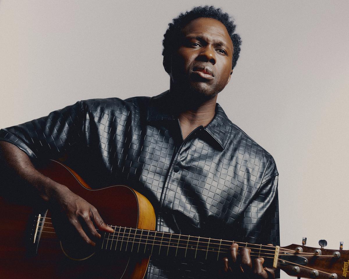 Joshua Henry in New York, May 5, 2026. Henry, a Tony nominee for his performance in the revival of "Ragtime," credits the demanding role with helping him "feel like I have mastered the voice." (Vincent Tullo/The New York Times)