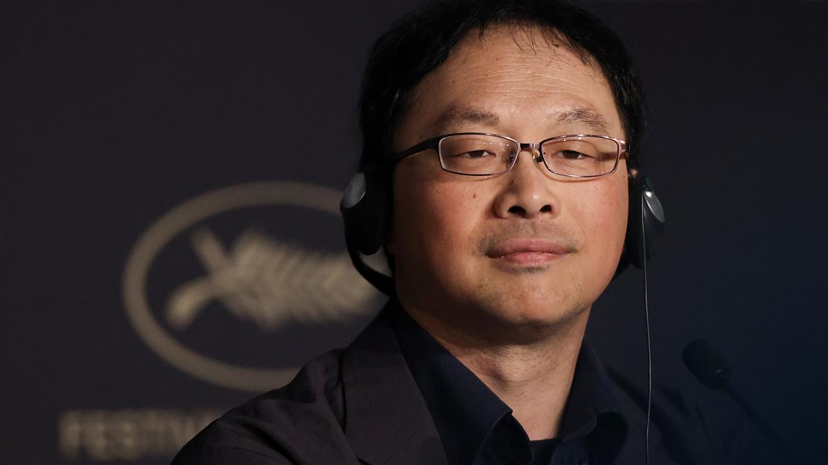 Director Koji Fukada attends a press conference for the film "Nagi Notes" (Quelques jours a Nagi) in competition at the 79th Cannes Film Festival in Cannes, France, May 14, 2026. REUTERS/Manon Cruz