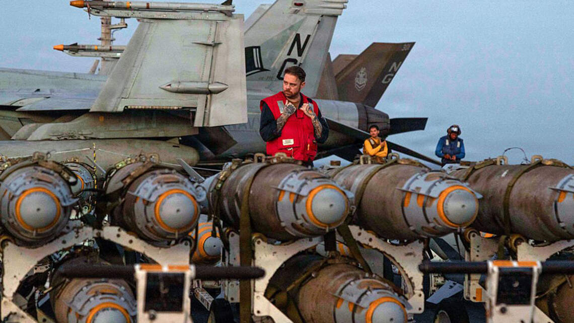 Trump denies munitions shortage reports, calls leaks ‘treasonous'