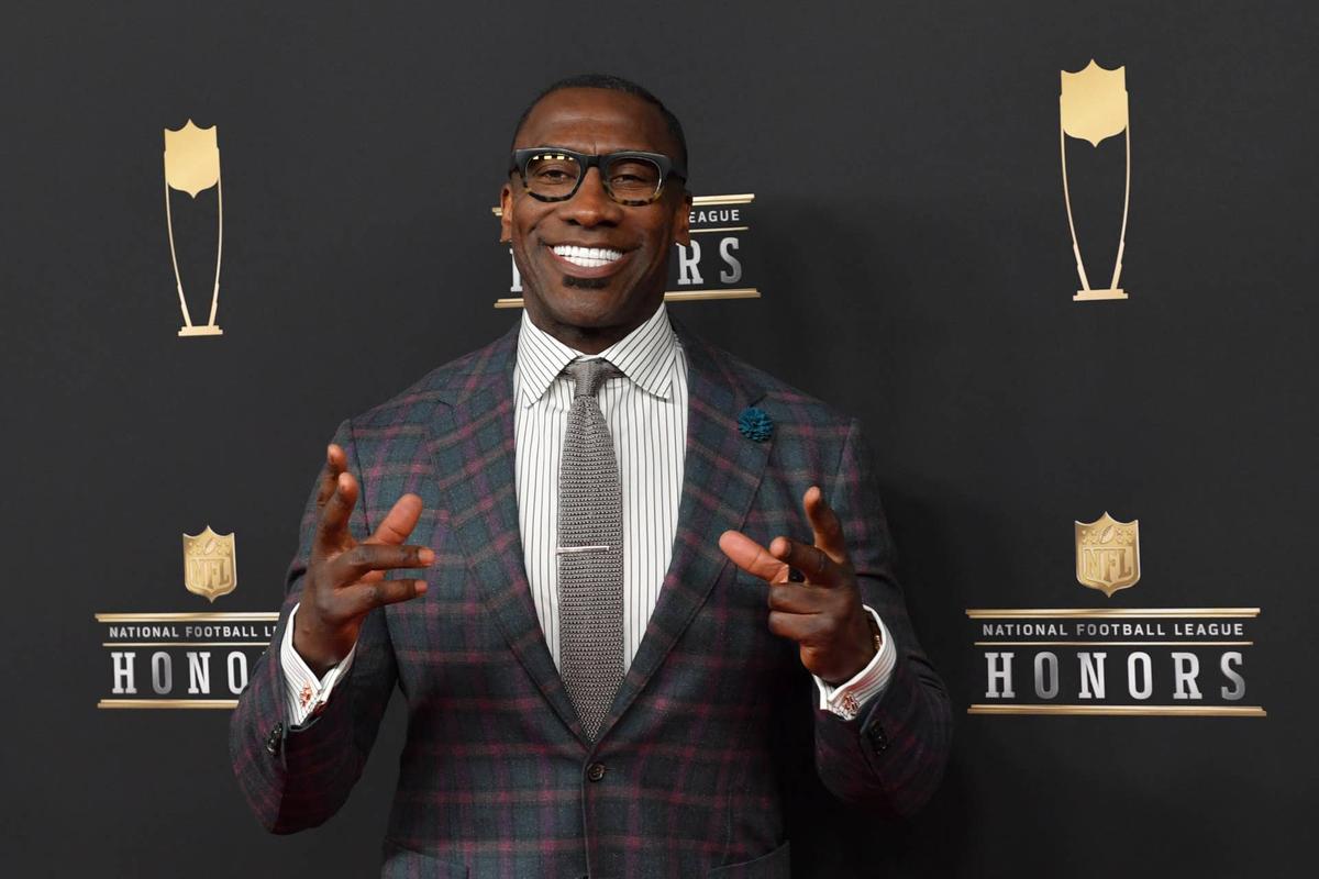  Feb 2, 2019; Atlanta, GA, USA; Shannon Sharpe during red carpet arrivals for the NFL Honors show at the Fox Theatre. Mandatory Credit: Dale Zanine-Imagn Images 