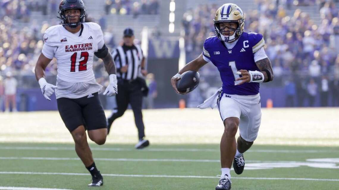 Demond Williams Jr. stars as Washington handles Eastern Washington