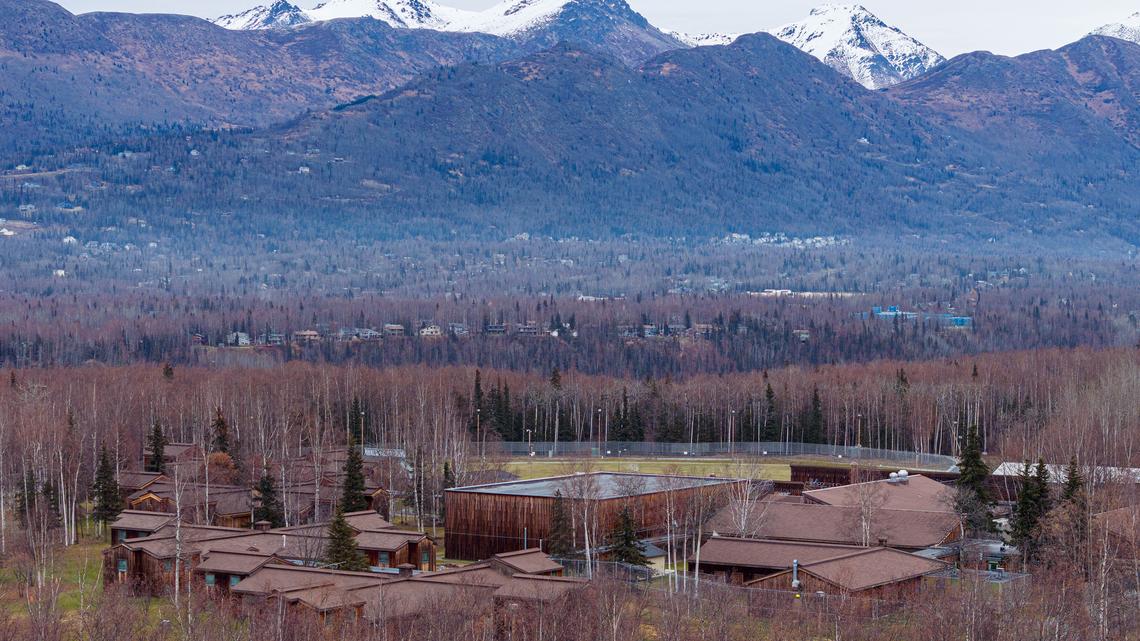 The Hiland Mountain Correctional Center women's prison on Nov. 2, 2023, in Eagle River, Alaska. (Loren Holmes/Anchorage Daily News/TNS)
