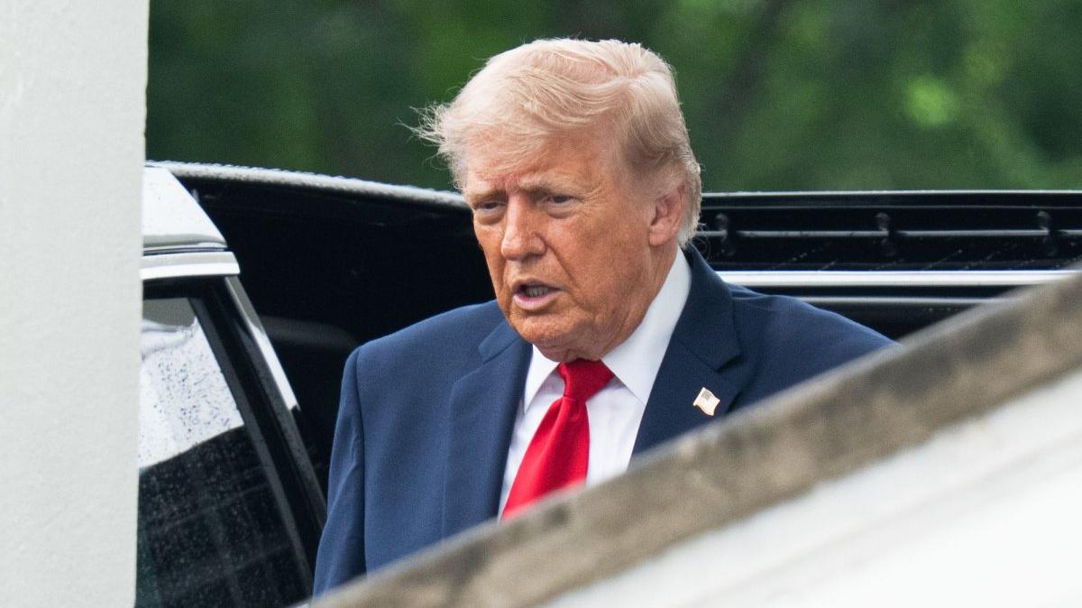 President Donald Trump will visit Walter Reed Tuesday for his annual checkup. Photo by Aaron Schwartz/UPI