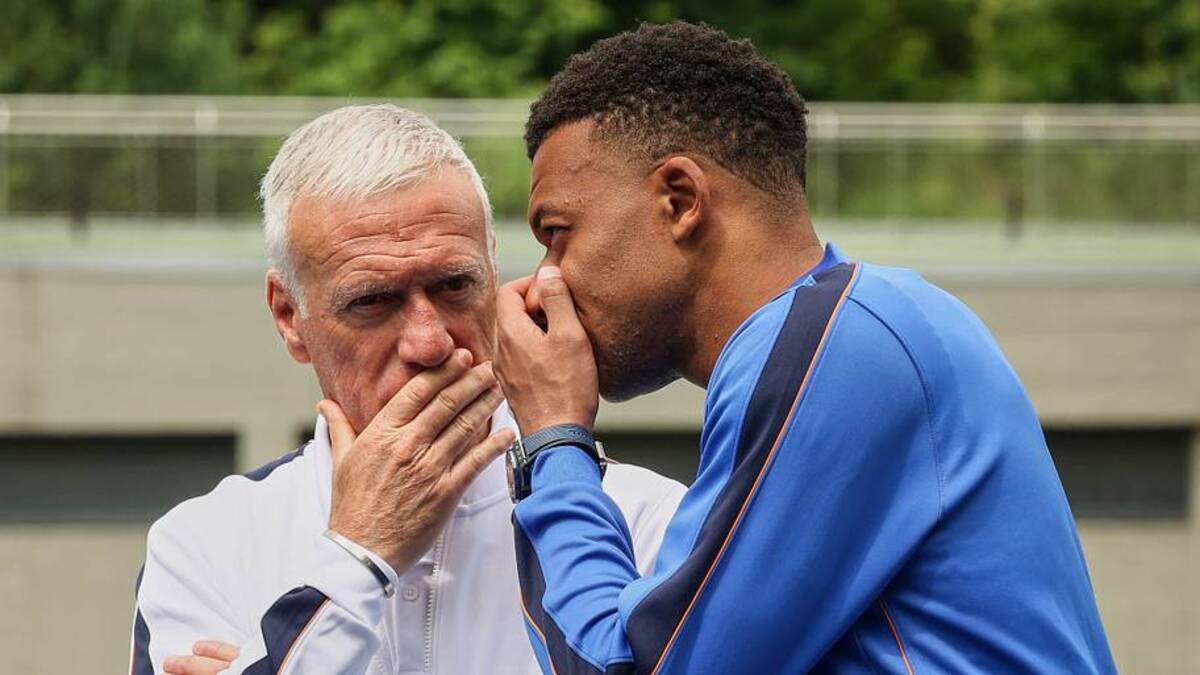  Kylian Mbappé is Didier Deschamps' main man. | Thomas Padilla/POOL/AFP/Getty Images 