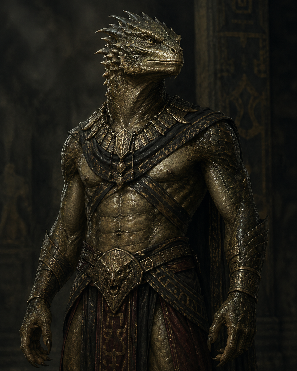 Reptilian humanoidConcept Art