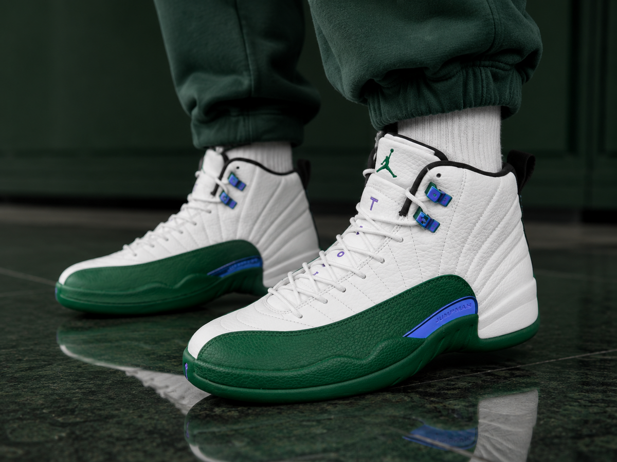  Air Jordan 12 Bucks Women's Wear Daily h/t ShoeSagas