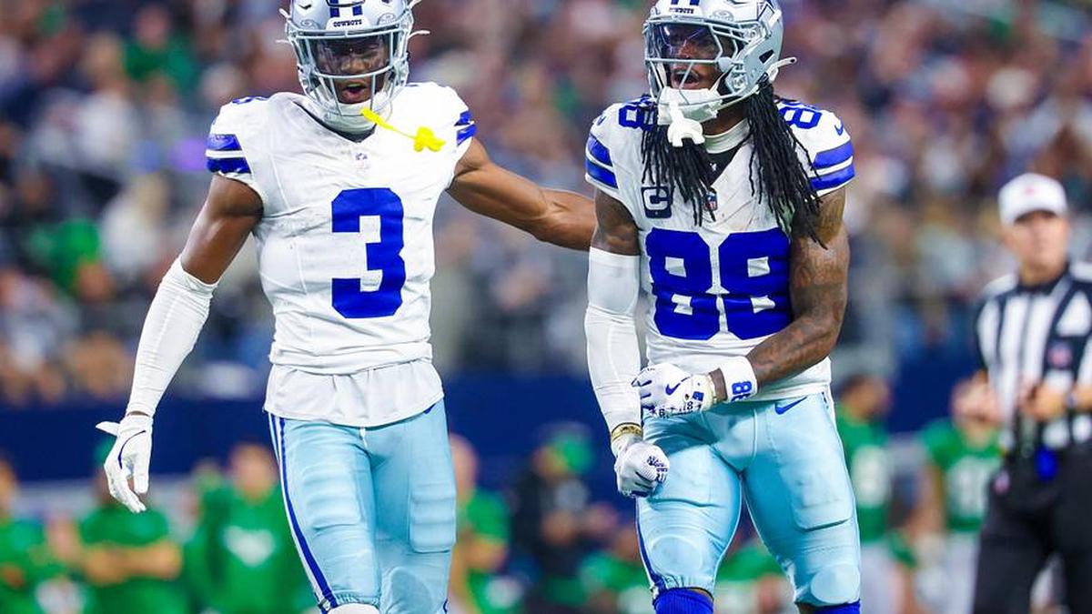  George Pickens and CeeDee Lamb made quite a splash during their first season together in Dallas. | Kevin Jairaj-Imagn Images 