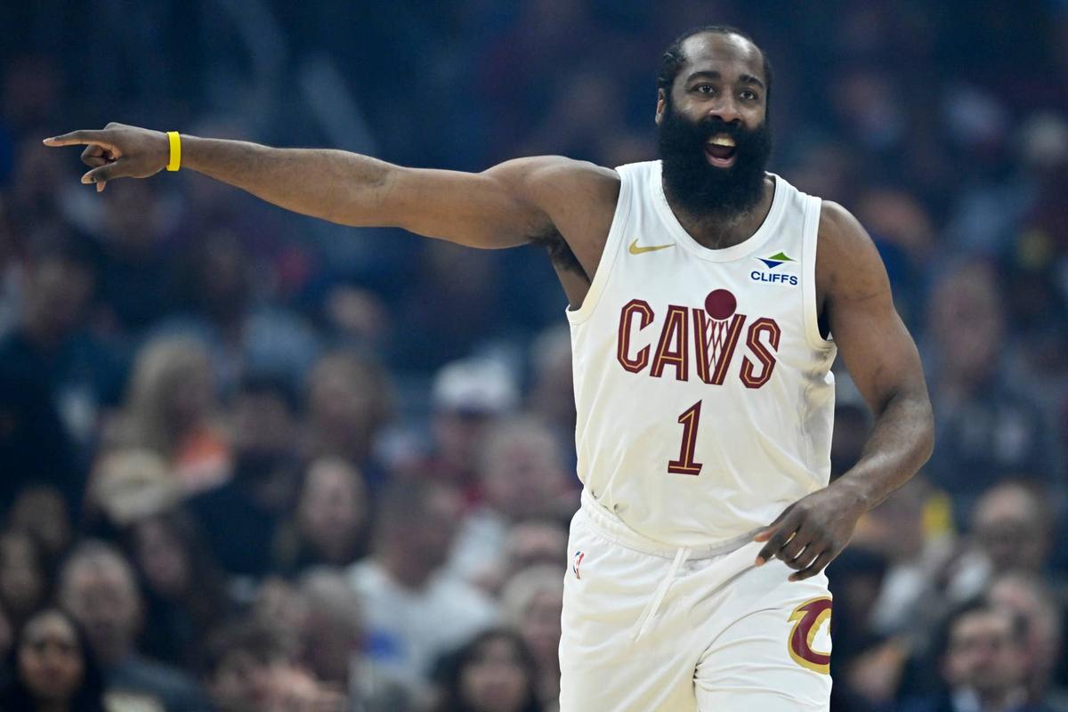  James Harden's reduced scoring role and declining efficiency limit upside despite continued playmaking responsibilities in Cleveland. David Richard-Imagn Images