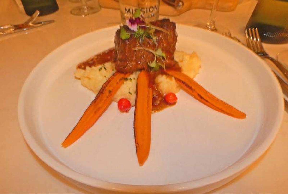  The Short Rib entrée. Photo credit: Kathleen Walls 