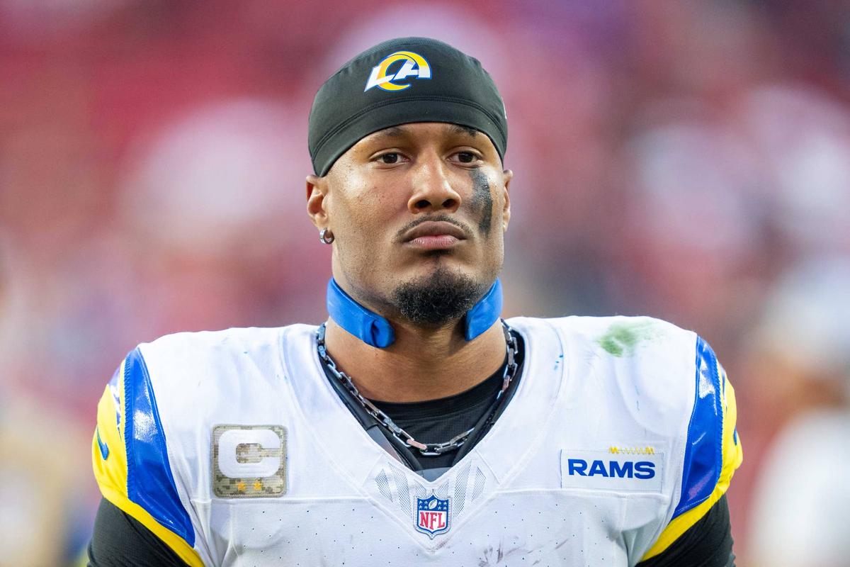  Los Angeles Rams defensive back Quentin Lake (37) Kyle Terada-Imagn Images