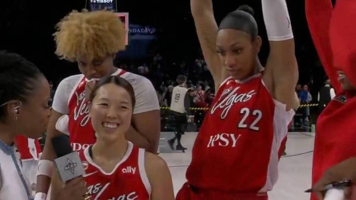 The Most Joyous Video of the WNBA Season Belongs to a 5'5'' Guard on the Aces