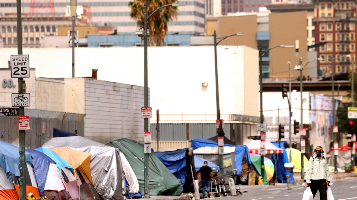 Nearly 6,000 homeless people could be displaced by the LA Olympics, study says