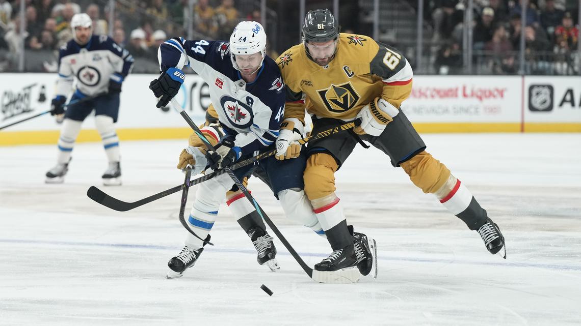 Golden Knights ground Jets, inch closer to division title
