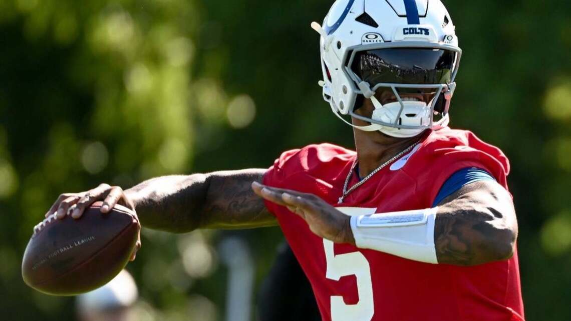Colts QB Anthony Richardson Sr. to start, play first half at Patriots 