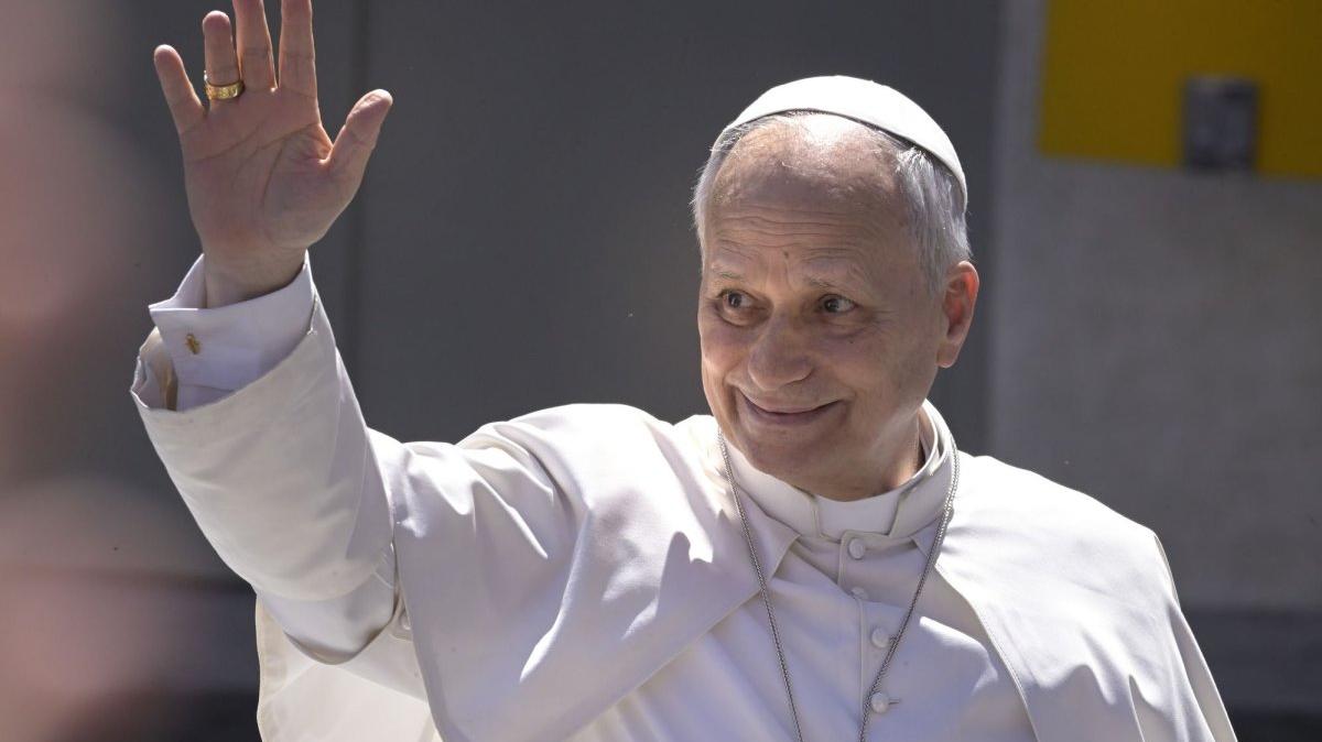 Pope Leo XIV celebrates the Easter Mass as part of the Holy Week celebrations at St Peter's Square at the Vatican in April. The Vatican announced that the pope will visit France in September. File Photo by Stefano Spaziani/UPI