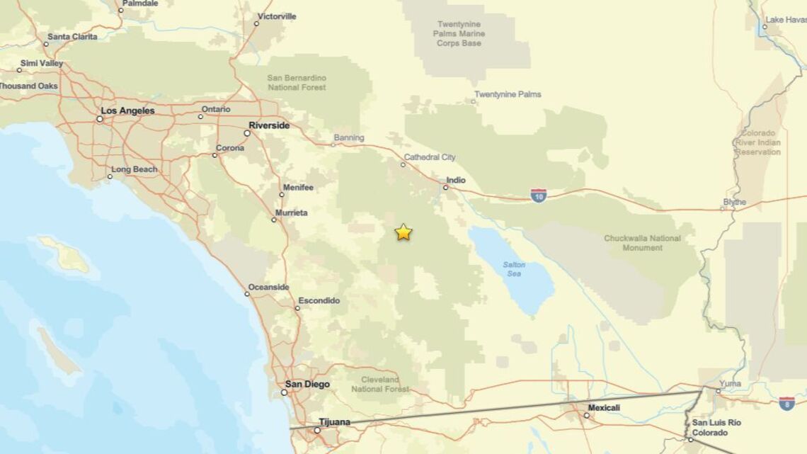 Update: Earthquake of 3.1 magnitude reported near Anza, CA on Sept. 30 