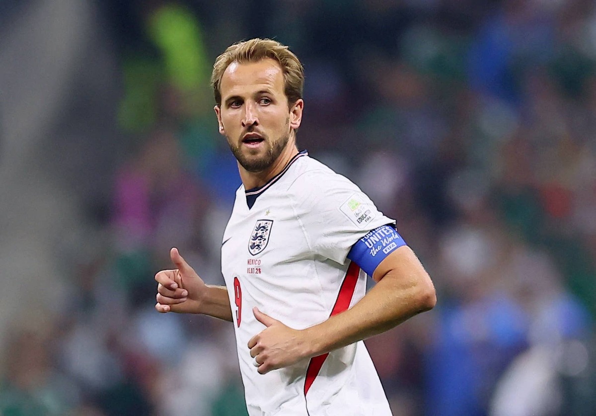  July 5, 2026; Mexico City, Mexico; England's Harry Kane during the match. Mandatory Credit: Eloisa Sanchez-Reuters via Imagn Images 