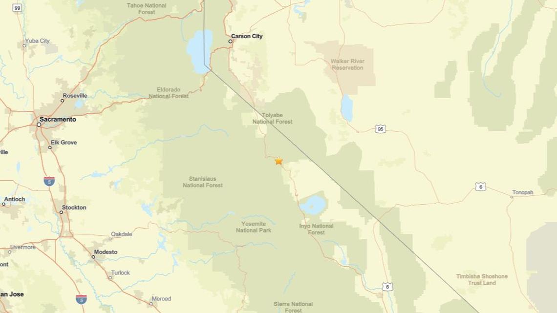 Update: 2.2 magnitude earthquake shakes near Bridgeport, CA on March 26 
