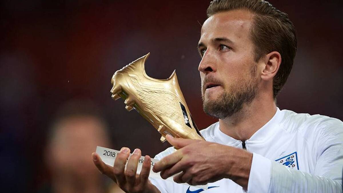  Harry Kane won the Boot in 2018. | Catherine Ivill/Getty Images) 