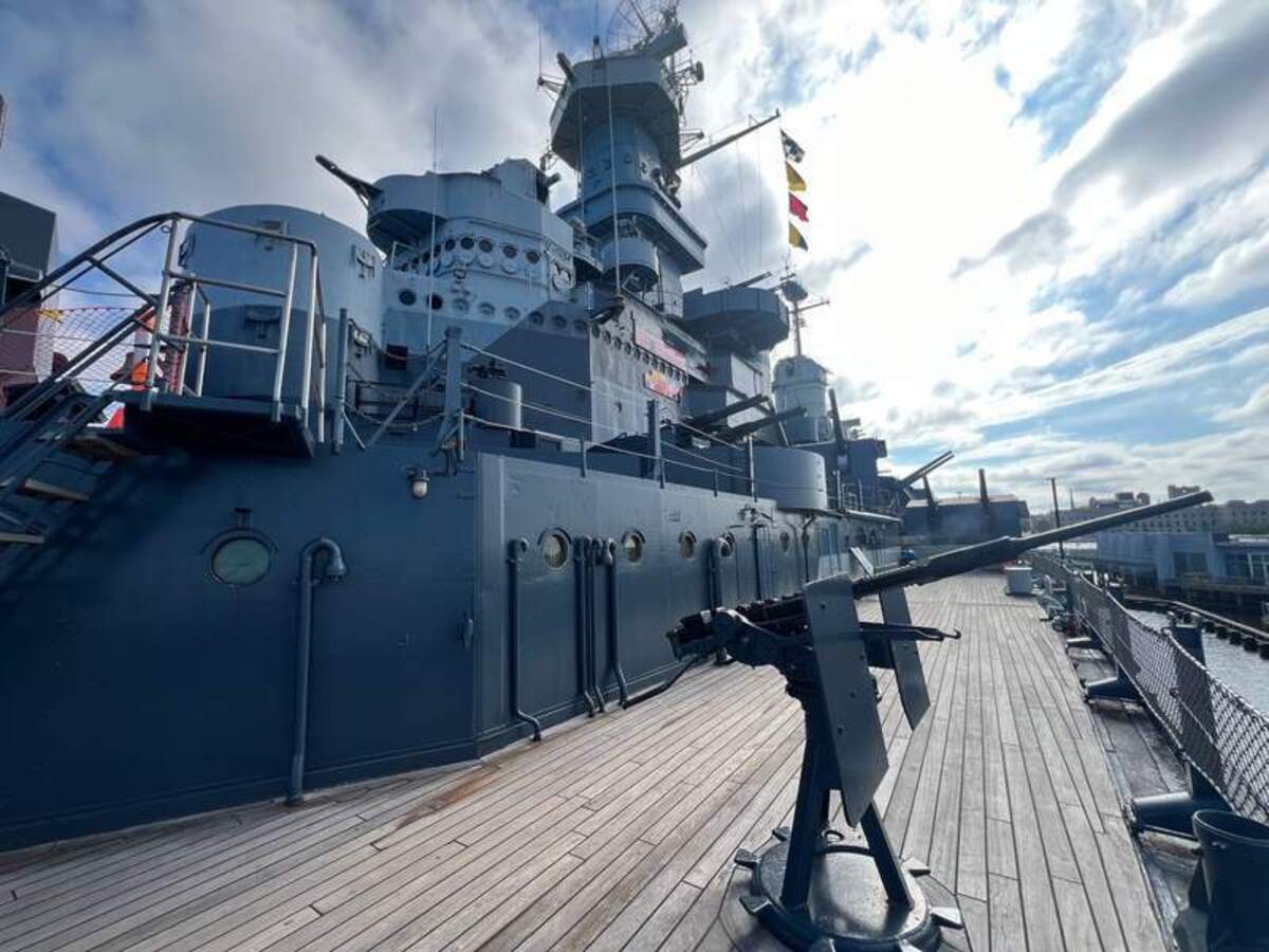  Take a self-guided tour on the U.S.S. North Carolina for a glimpse of what life was like in WWII. Photo credit: Kimberly Stroh 