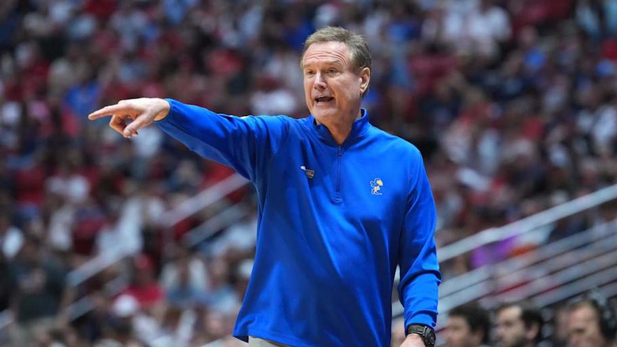  Bill Self adds Tyran Stokes to an already impressive recruiting class. | Kirby Lee-Imagn Images 