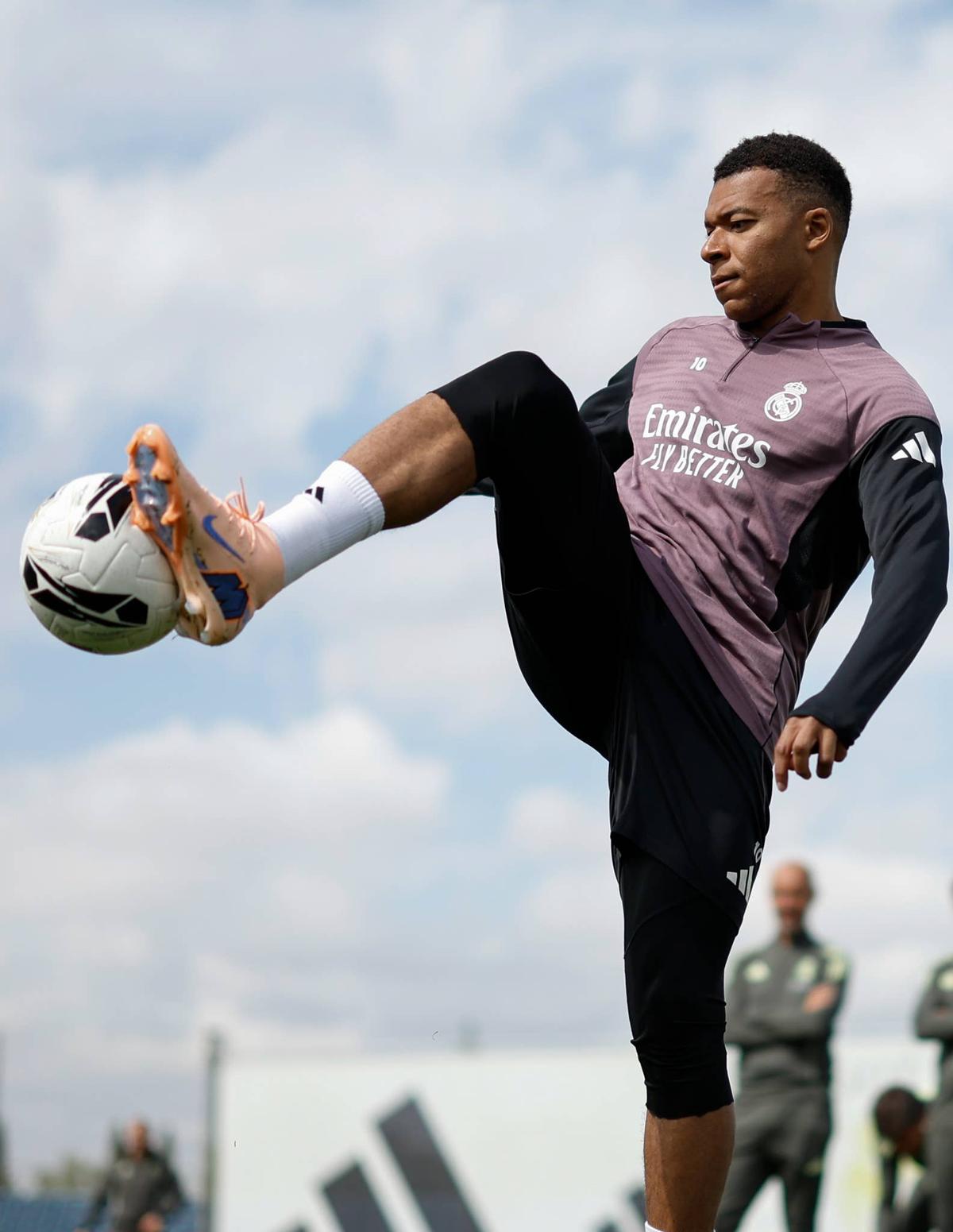  Kylian Mbappe player of Real Madrid is training at Ciudad Real Madrid on May 07, 2026 in Madrid, Spain. (Photo by David S. Bustamante/Real Madrid via Getty Images) Photo by David S. Bustamante/Real Madrid via Getty Images