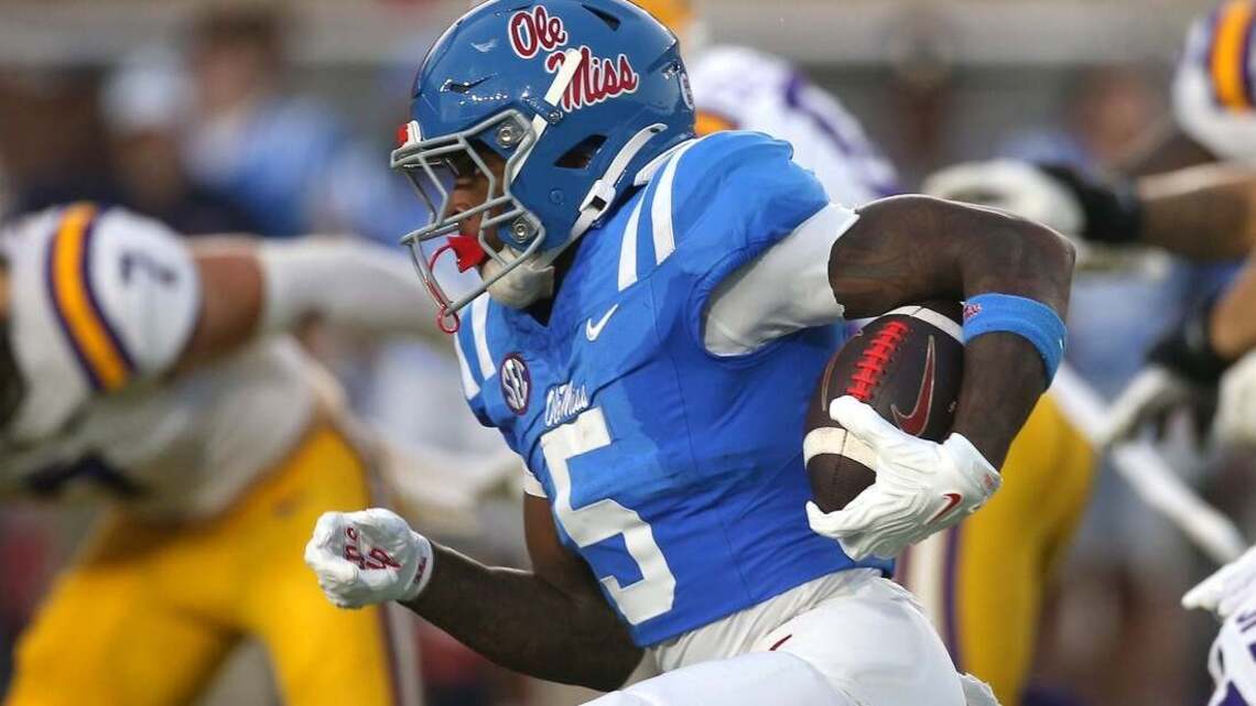 Report: Ole Miss RB Kewan Lacy (shoulder) uncertain to face Florida
