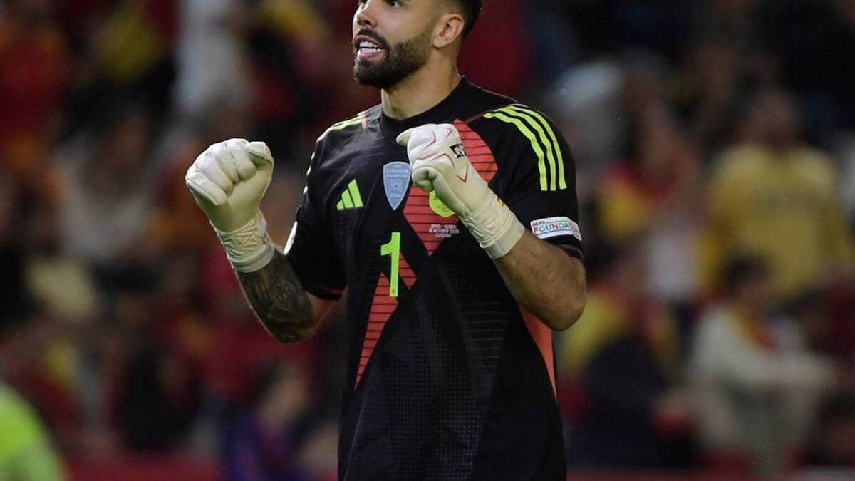  David Raya is Spain's No. 1. | Cristina Quicler/AFP/Getty Images 