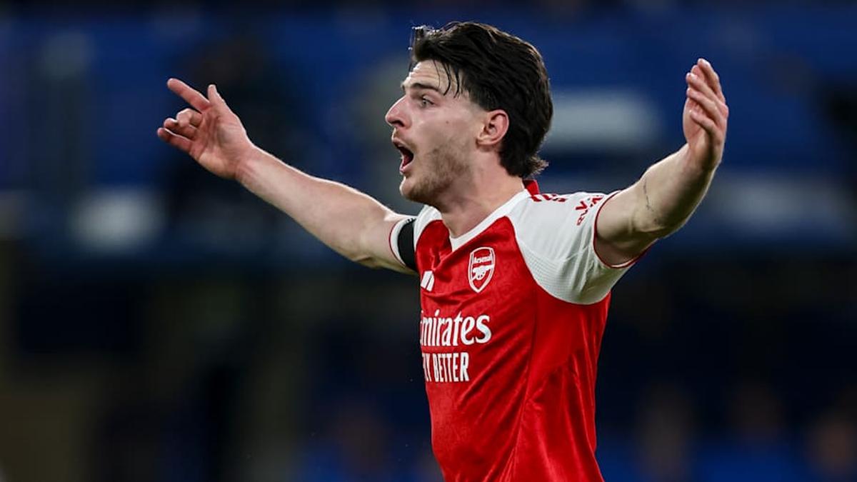  Declan Rice. | Robin Jones/Getty Images 