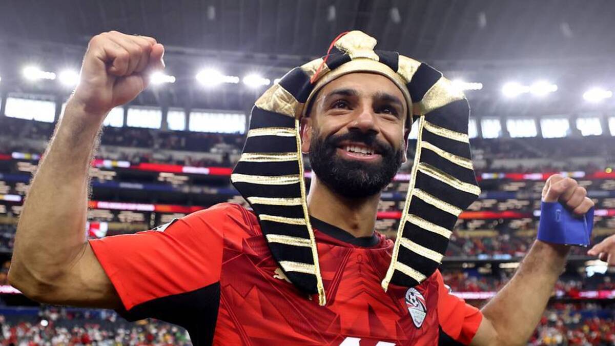  Mohamed Salah is loving his World Cup swan song. | Hector Vivas/FIFA/Getty Images 