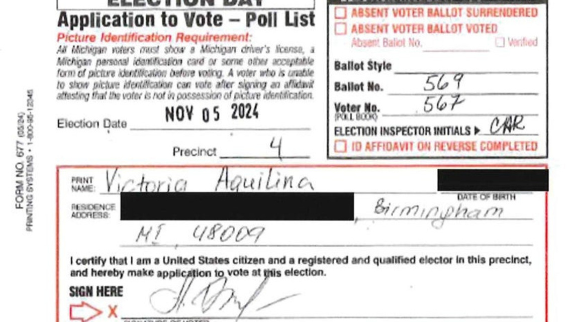 Russian national accused of illegally voting in 2024 U.S. election