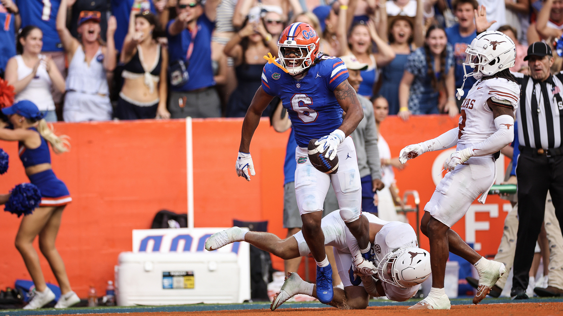 Florida shocks No. 9 Texas behind play of freshman WR Wilson, Lagway