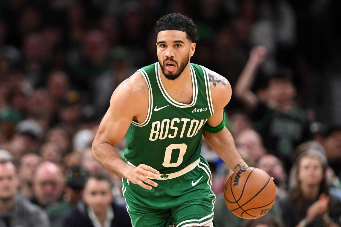  Boston Celtics forward Jayson Tatum (0) Brian Fluharty-Imagn Images