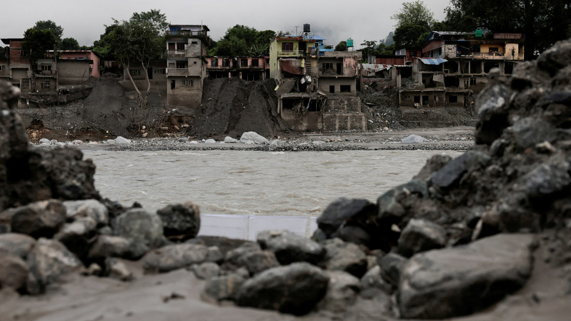 Floods, landslides kill 56 in India and 14 in Nepal