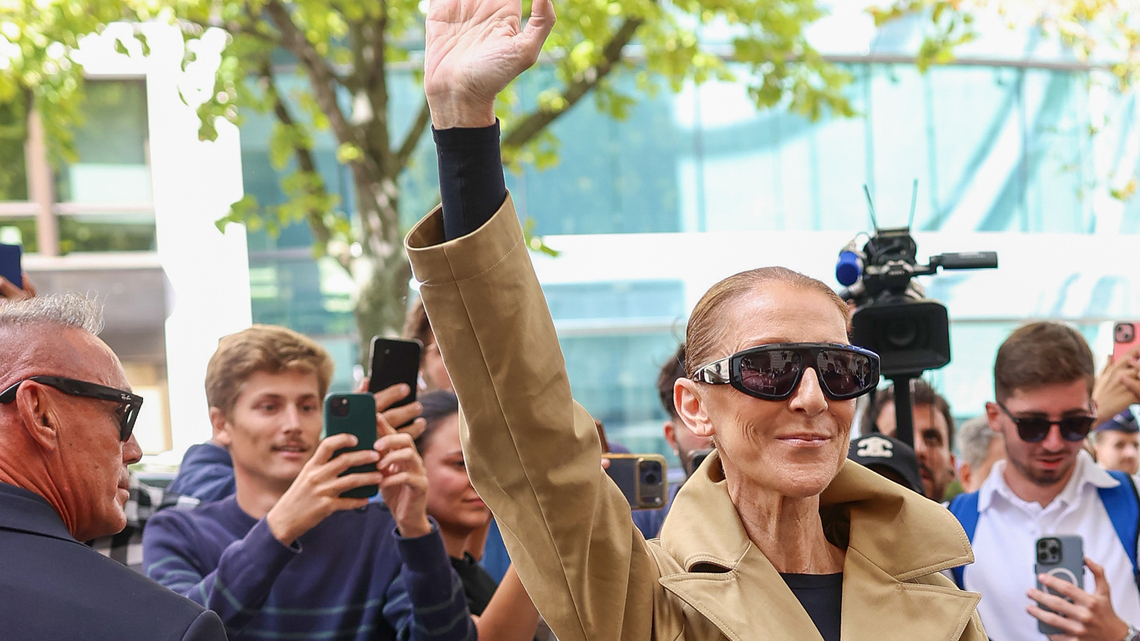 Celine Dion's Chic Trench Coat Is All the Fall Inspo We Need 